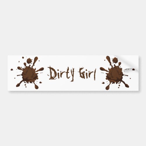Dirty Girl Thunder_Cove Bumper Sticker
