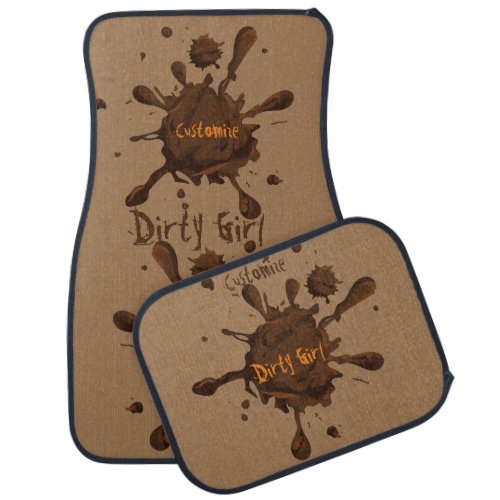 Dirty Girl Thunder_Cove Car Floor Mat