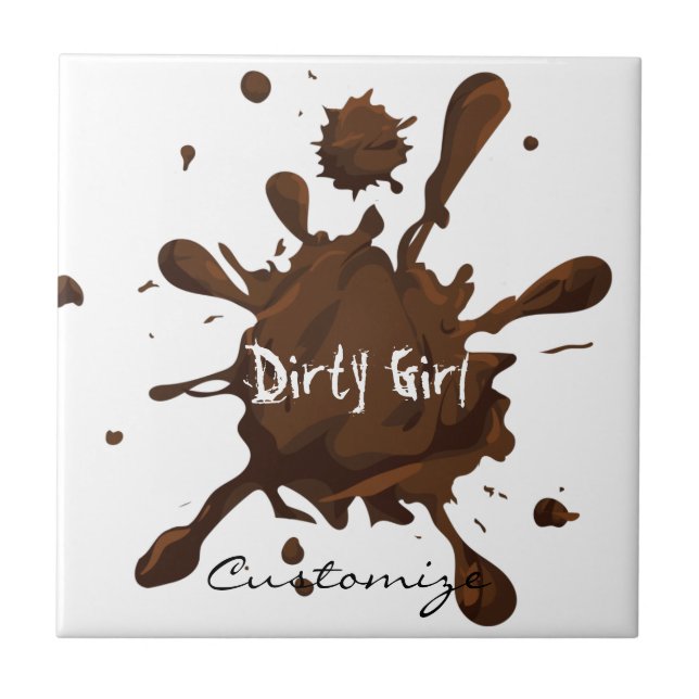 Dirty Girl Thunder_Cove Ceramic Tile (Front)