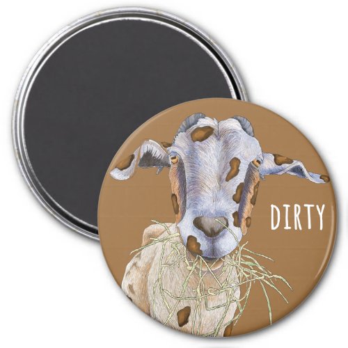 Dirty Goat Kitchen Dishwasher Magnet