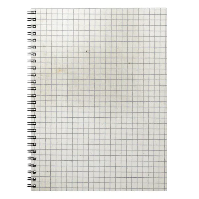 Dirty Graph Paper Notebook | Zazzle