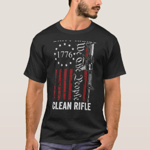 Dirty Hands Clean Rifle Pro Guns 2nd Amendment On T-Shirt