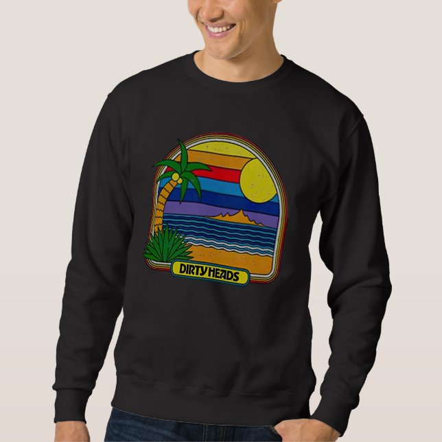 Dirty Heads Retro Beach Sweatshirt (Front)