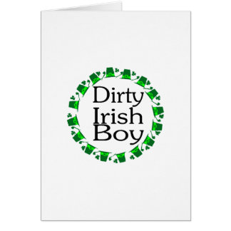 Dirty Irish Boy Cards