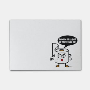 Dirty job post-it notes