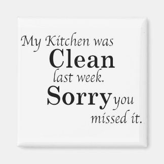 Dirty Kitchen Magnet
