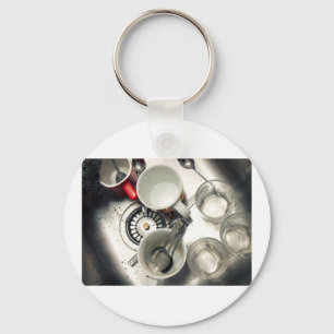 Dirty kitchen sink keychain