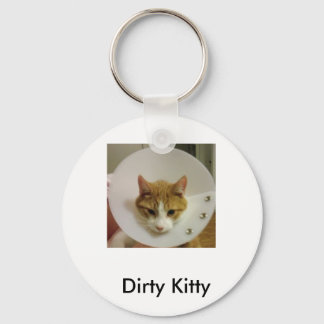 Dirty Kitty Keychain