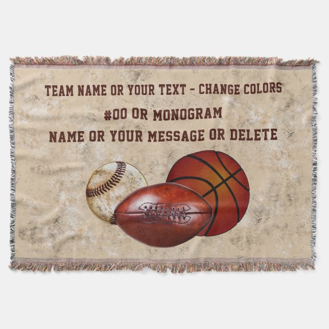 Dirty look Personalized Sports Throw Blankets (Front)