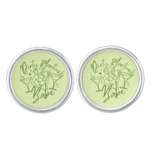 Dirty Martini Babe Cufflinks