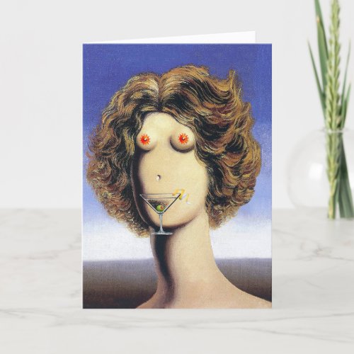 Dirty Martini Birthday Greeting Card