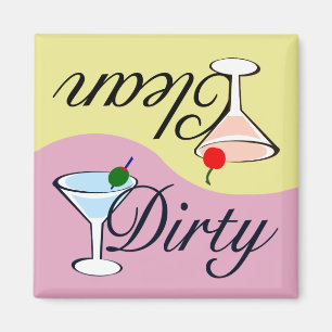 Dirty Martini Dishwasher Magnet