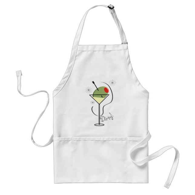 Dirty Martini Lovers T-Shirts & Gifts Adult Apron (Front)