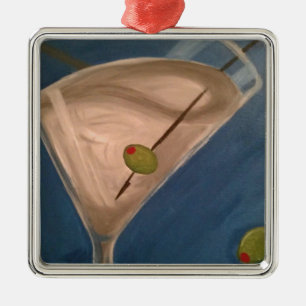 Dirty Martini Metal Ornament