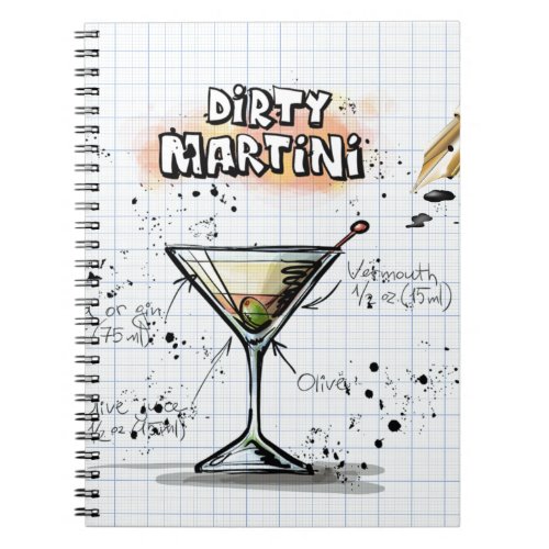 Dirty Martini Notebook