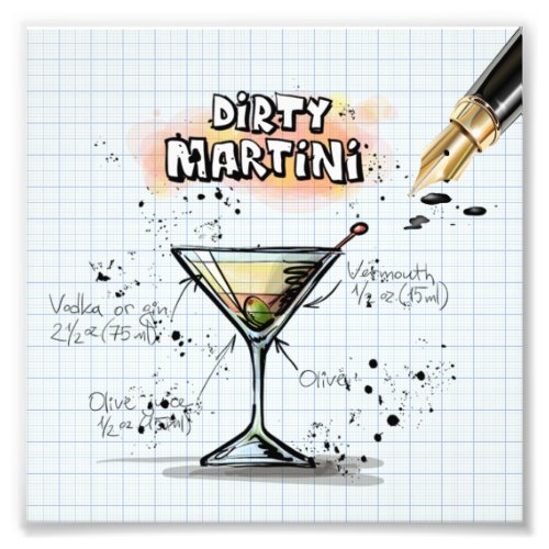 Dirty Martini Photo Print