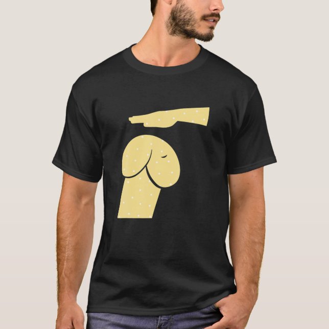 Dirty Mind Dog - Funny Adult Humor Mens Womens T-Shirt (Front)
