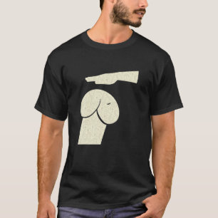Dirty Mind Dog - Funny Adult Humor Mens Womens T-Shirt