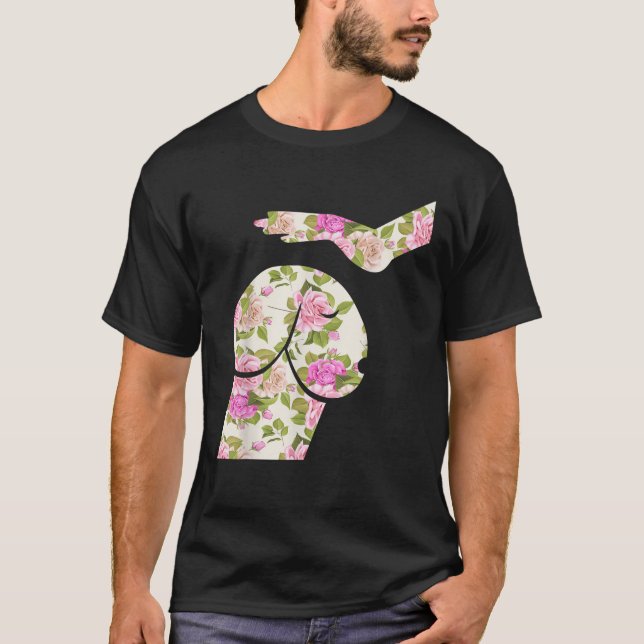 Dirty Mind Dog Shirt a Funny Dog Adult Humor Flora (Front)