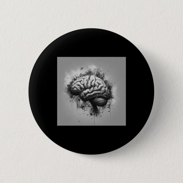 Dirty Mind Sticker  Button (Front)