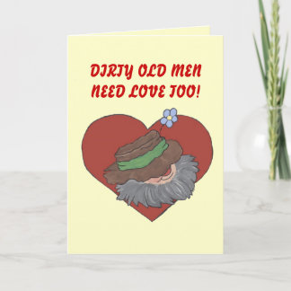 Dirty Old Men Holiday Card