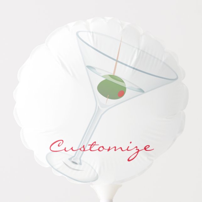 Dirty Olive Martini Thunder_Cove Balloon (Front)
