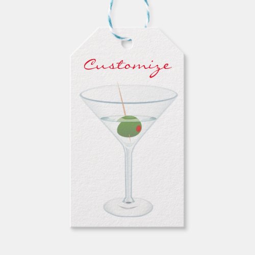 Dirty Olive Martini Thunder_Cove Gift Tags