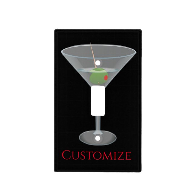 Dirty Olive Martini Thunder_Cove Light Switch Cover (Front)