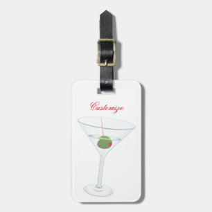 Dirty Olive Martini Thunder_Cove Luggage Tag
