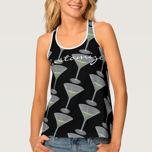 Dirty Olive Martini Thunder_Cove Tank Top (Front)