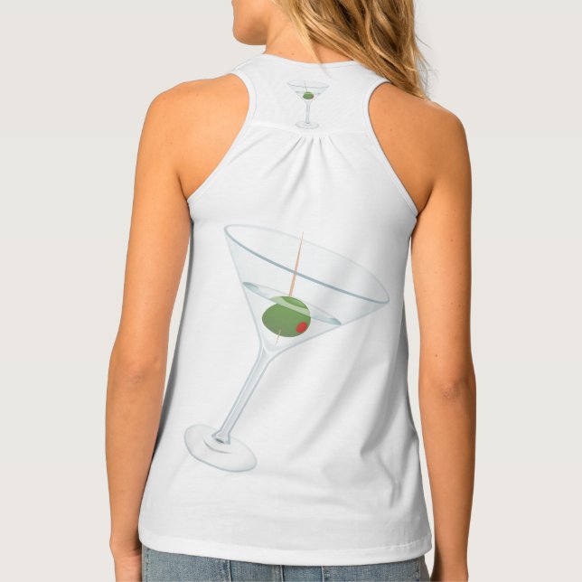 Dirty Olive Martini Thunder_Cove Tank Top (Back)