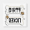 Dirty or licked dishwasher magnet for dog lovers