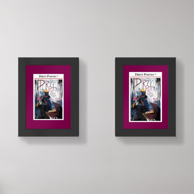 DIRTY POETRY Framed Art Print Wall Art Sets (Front)