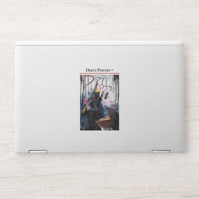 DIRTY POETRY HP Laptop Skin (Front)