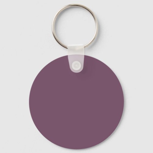 Dirty Purple solid color  Keychain