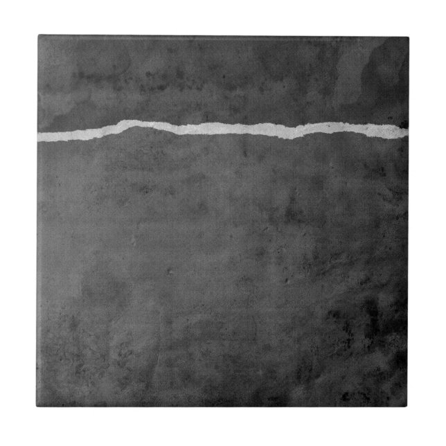 Dirty ripped paper ceramic tile (Front)