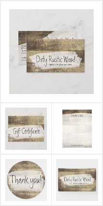 Dirty Rustic Wood Collection