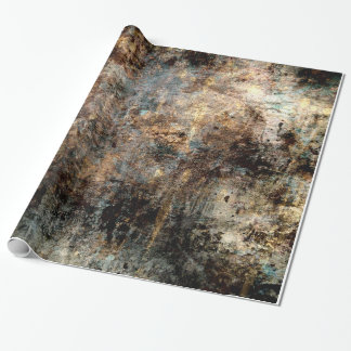 Dirty Rusty Grunge Surface Wrapping Paper