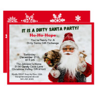 Dirty Santa Gift Exchange and Snowflakes, ZPR Invitation