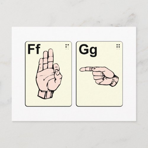 Dirty Sign Language Flash Cards