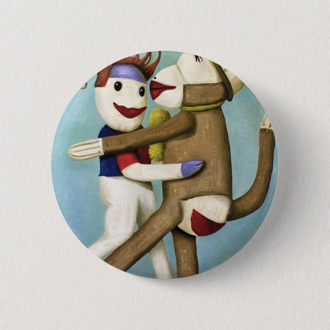 Dirty Socks Dancing The Tango Button (Front)