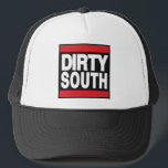 Dirty South Red Trucker Hat<br><div class="desc">Dirty South Designs All Colors Available on All Products</div>