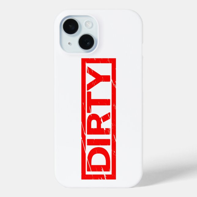 Dirty Stamp Case-Mate iPhone Case (Back)