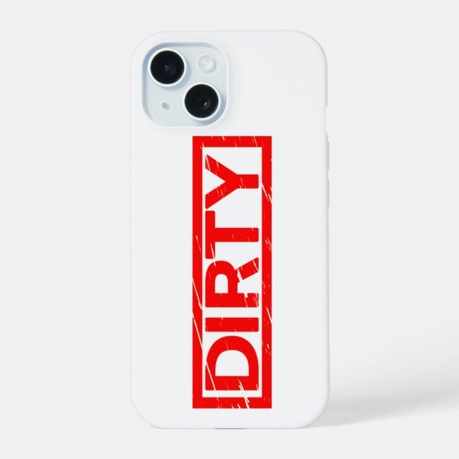 Dirty Stamp Iphone Case (Back)
