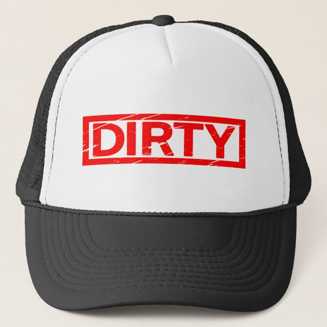 Dirty Stamp Trucker Hat (Front)