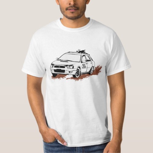 Dirty Subaru Impreza WRX Wagon T_Shirt