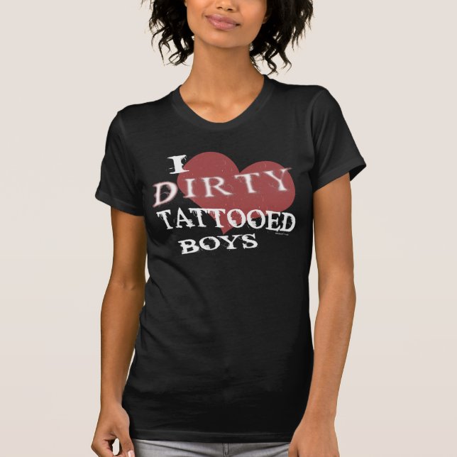 Dirty Tattooed Boys (Dark) T-Shirt (Front)