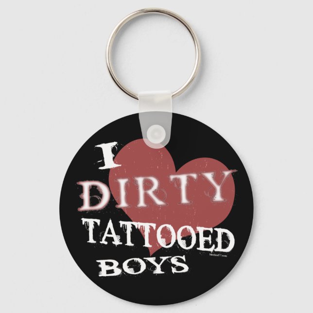 Dirty Tattooed Boys Keychain (Front)