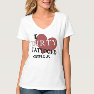 Dirty Tattooed Girls Lez T-Shirt