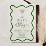 Dirty Thirty Dirty Martini 30th Birthday Party Invitation<br><div class="desc">This is a Dirty Thirty Green Dirty Martini 30th Birthday Party Invitation!</div>